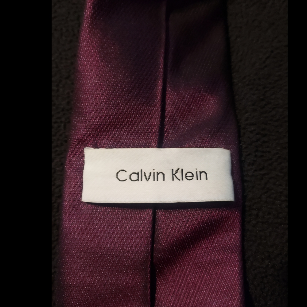 Calvin Klein Deep Burgundy Tie